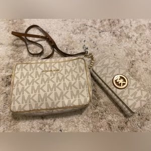 Michael Kors purse and wallet